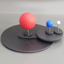 [과학넷] UB (우드락공타입)지구와달의운동모형만들기(5인용) 6-1교과서