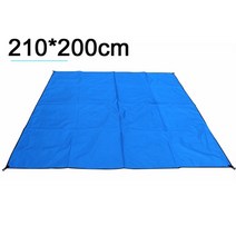 쉬운설치 그늘막 차박 캠핑 암막 라운지 비치 태양 보호소 tarp 방수 텐트 그늘 초경량 uv 정원 천막 캐노피 차양 야외 해먹 비 텐트 89, 210x200cm 블루
