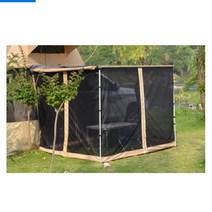 차량용 도킹텐트 모기장 스타렉스 카니발 어닝 그늘막, 2x2m 사이드 텐트 + 메쉬 룸 13