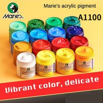 만들기키트 방과후수업 키링만들기 미술물감 Maries A1100 아크릴 페인트 100ml, 302