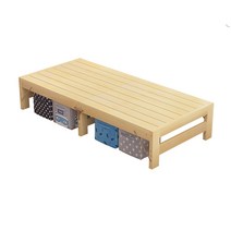 야외 테이블 조립식 평상 DIY 마루 베드 원목 평상, 길이 180 폭 60