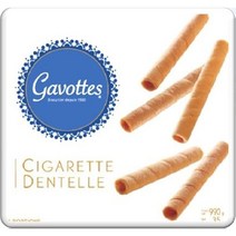 Gavottes 파삭파삭한 레이스 크레페 롤 웨이퍼 프랑스산 220ct 주석 상자