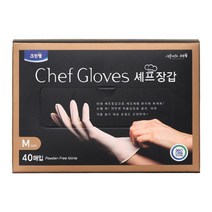 오피스에버 크린랲 셰프장갑 M사이즈 40매 (7529756), 기본, 단품