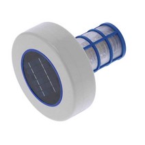 수영장청소기 수영장뜰채 수영장청소 태양열 실버 이온 수영장 정수기 수영장 클리너 16x16x16cm 구리 태양열 물 청소 야외 온수 욕조 스파