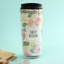 데일리블라썸 주문제작 텀블러, 스텐(슬림대)-400ml(+8000원)