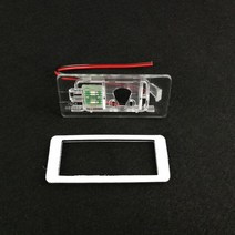 룸밀러 룸미러 무선 후방카메라 탑차 포터 대형차 카라반 무선 카메라 동적 야간 방수 아우디, 13 plastic bracket