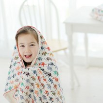 [천삼백케이] [슬립스파] 디자인 블랭킷 북유럽 아기 유아 낮잠 이불 무릎담요, 극세사블랭킷-악어의산책