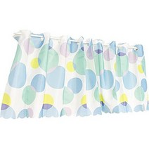일본직발송 4. 알리에(Arie) Arie (알리에) 발수 카페 커튼 스위트 도트 145×45cm 블루 B0778YCRMJ, One Size_블루