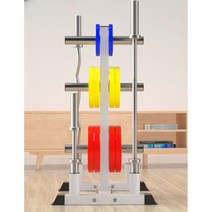 바벨 원판거치대 헬스장 홈짐 바벨봉 원판 정리대, 대형 바벨 수납 선반