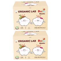오가닉랩 베이비 마스크(0~24개월), 1개입, 60장, 라이트베이지 × 60장