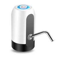 물디스펜서 유리 생수 디스펜서 충전 자동 전기 워터 펌프 병 워터 펌프 원 클릭 자동 스위치 음주 분배, 하얀