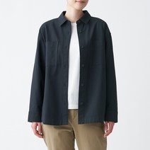 무인양품 여성용 워싱 옥스포드 셔츠 재킷 BCB25A1S