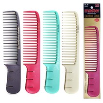 MASTER COMB 708 마스터 콤 전문가용 커트빗 클리퍼용 바리깡빗, 핑크