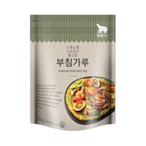 부침가루 1kg 3kg 6kg 10kg 곰표 추석 설날 명절 대용량 부침 밀가루 김치전 감자전 부추전 파전 타코야끼 동그랑땡 쫄깃 바삭한 부침가루, 1kgX3개