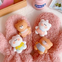 핫팩 따뜻한 작은 휴대용 휴대용 미니 자체 난방 학생 들고 곰 따뜻한 계란 교체, 1 노란 곰