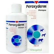 페록시덤 약용샴푸 200ml 반려동물 피부염 피부화농 피부궤양 모낭충 감염증 보조치료, 1개