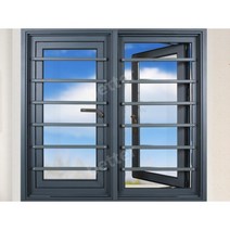 방범창안전바 어린이 안전난간 추락방지대 실내난간, 01.2.0두께넓이41-50cm, 1개