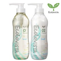 에코 논 실리콘 샴푸 린스 트리트먼트 촉촉한 머릿결, 모이스트 스파 트리트먼트 500ml