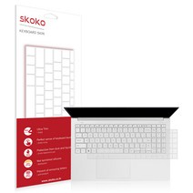 스코코 갤럭시북 이온2 15인치 NT950XDA 키스킨 키보드 덮개 커버 + 트랙패드 필름, 단품, 단품