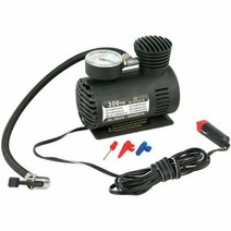 자동차 차량용 타이어 공기주입기 dc12v 300psi 자동 미니 with pressure gauge for car 자전거 오토바이