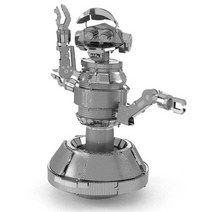 3D 메탈퍼즐 조립퍼즐 스타 워즈 직소 밀레니엄 팔콘 r2d2 bb 8 어셈블리 모델 키트 장난감, 파일럿 드로이드