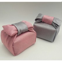 [솔트리] 천일염300g / 함초소금 300g 경조사 답례품(돌잔치 칠순 결혼 장례 조문) 나비매듭 보자기, 함초소금300g, 은비그린