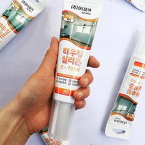 모아 하우징 실리콘(튜브형무초산용) 투명 방수 곰팡이방지 창틀 틈새차단 고무바킹, 본품