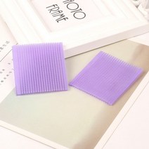 20pcs 이발사 액세서리 앞머리 붙여 넣기 게시물 헤어 스티커 그리퍼 이발사 그리퍼 헤어 스타일링 절단 용 헤어 홀더, 6x7cm 퍼플