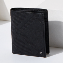 닥스 엠보 체크 가죽 남자 중지갑