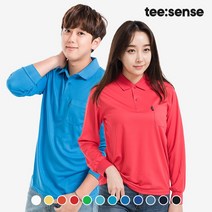 긴팔 네트포켓카라 티셔츠 기능성 남녀공용 S~3XL 커플 단체티셔츠 작업복 식당유니폼