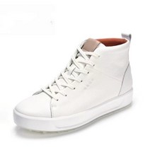 여성겨울골프화 방한골프화 커플을위한 가을겨울 신발 화이트 정품 가죽 스포츠 신발 하이 탑 훈련 남성과 여성 브랜드 운동화