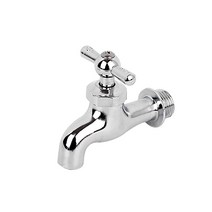 일자가로꼭지_수도꼭지 세탁실 교체 화장실 베란다, 단품, 1개