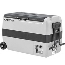 카투어 차량 가정용 냉장고 ET50 LG콤프, 그레이, 36L