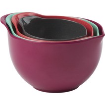 트루도 메저링 계량컵 4종 세트, Black, Red, Green, Purple, 240ml