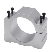 1pcs 스핀들 cnc 밀링 머신 모터 4 나사 스핀들 클램프 장착 브래킷, 검은색