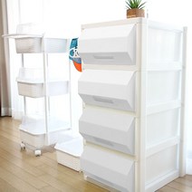 코코맘 국민기저귀정리함+아기서랍장 네임서랍장4단 코코네임세트 아기옷장세트(기저귀정리함+행거+서랍장+옷걸이), 코코맘화이트+네임서랍장 블루