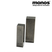 monos 모노스 초경 블록(블럭)게이지 낱개 2급, 25mm 단위, 초경 블록게이지 낱개 2급 100.00mm 
