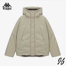 카파 P224DUDJB05 베이지 3레이어 중힙 다운 자켓 남녀공용 숏패딩 점퍼 국내매장정품 제이에이치컴퍼니 jh86shop