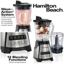 해밀턴비치 블렌더 가정용 주방 쉐이크 스무디 여행용 집들이 선물 다지기 퓌레 아이스 크러쉬, 기본