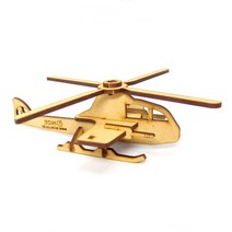 DIY미니어처 코브라헬기 비행기 미니어처만들기 장난감 인테리어 소품 고밀도MDF, 미니어처 코브라헬기 VE-15