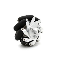 4개/대 60mm 금속 메카넘 휠 Arduino Raspberry Pi DIY 로봇 자동차 용 무 지향성 수평 이동, 03 For 6MM motor shaft