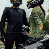 에네아체 봄 여름 오토바이 자켓 이너 보호구 바이크 레이싱 바람막이 슈트 바이크복 라이더 안전 자전거 라이딩, 블루(남성용)