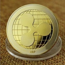 [해피드림스토어] 리플코인 데코 기념장식주화 가상암호화폐 Ripplecoin, Silver