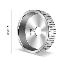 우드카빙 조각칼 라운드 우드 앵글 그라인딩 휠 샌딩 조각 로타리 도구 앵글 그라인더 용, 22MM 보어