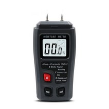 곡물 수분 측정기목재 습도 테스터 LCD 디스플레이 디지털 수분 테스트 판금 빔 합판 전문 용품 나무 밀도, 01 Black