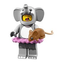레고 71021 -1 미니피규어 시즌 18 코기리 알바 Elephant Costume Girl