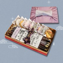 [식품의전당] 수제 국산 도라지 정과 선물 세트 개별포장 보자기 콩고물 흑임자 상견례선물 이바지 음식, 2.도라지정과 우의정세트(정과500g+오색강정)