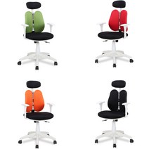 편한사무용의자 메쉬의자 컴퓨터책상의자 학생 공부 사무용 서재 데스크 병원 의자, 레드