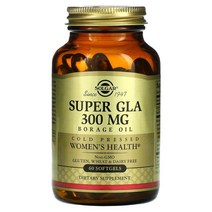 솔가 GLA 보리지오일 감마리놀렌산 올레산 소프트젤 60정, 1팩, 기본