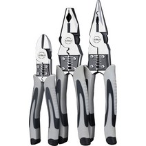 휠네이쳐 다기능 만능 렌치 롱로즈 뺀지 전선탈피기 압착기 산업용, 니퍼, 1개